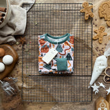 Gingerbread Village Long BeeJamas