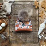 Gingerbread Village Bobble Hat