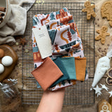 Gingerbread Village Long Romper