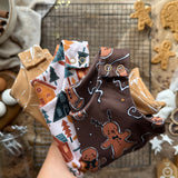 Gingerbread Village Bloomer Romper