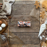 Gingerbread Village Knot Bow Headband