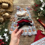 Green Santa Stripe Dress