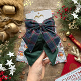 Green Santa Stripe Dress