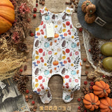 Harvest Garden Footed Romper