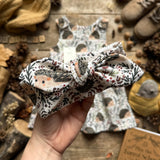 Hedgehog Hideaway Knot Bow Headband