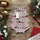 Holiday Truck Bloomer Romper