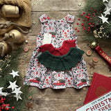 Holiday Truck Bloomer Romper