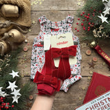 Holiday Truck Bloomer Romper