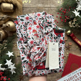 Holiday Truck Footed Romper