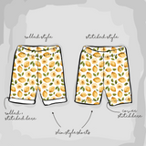 Lemony Lemons Stitched Shorts | Ready To Post