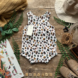 Leopard Bloomer Romper
