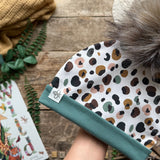 Leopard Bobble Hat