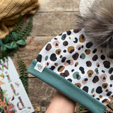 Leopard Bobble Hat | Stock