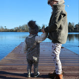 Olive Mallard Long Romper