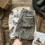 Olive Mallard Harem Leggings