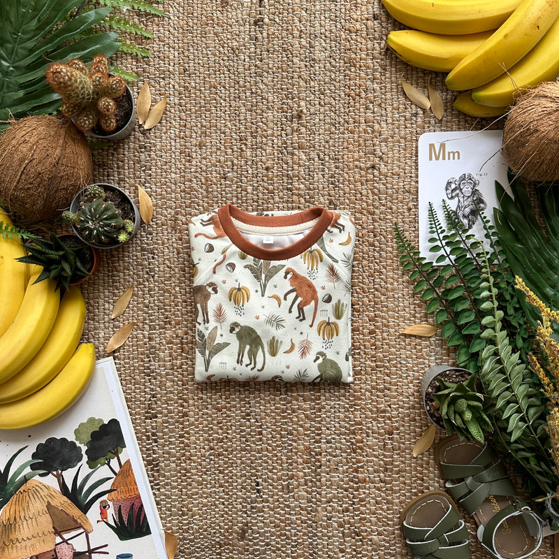 Monkey Loves Bananas T-Shirt | Short Sleeve