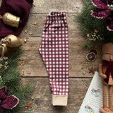 Mulberry Check Long BeeJamas