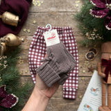 Mulberry Check Long Romper