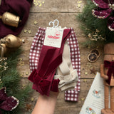 Mulberry Check Dress