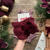 Mulberry Check Bloomer Romper