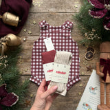 Mulberry Check Bloomer Romper