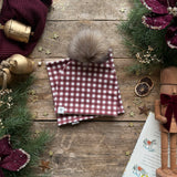 Mulberry Check Printed Snood