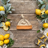 Mustard Gingham Knotted Hats | Ready To Post