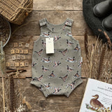 Olive Mallard Bloomer Romper