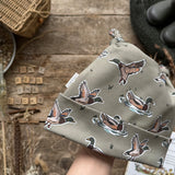 Olive Mallard Knotted Hats