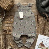 Olive Mallard Long Romper
