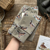 Olive Mallard Slim Leggings