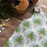 Palm Trees Footed Romper | Ready To Post
