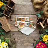 Patchwork Blooms Dribble Bib