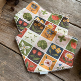 Patchwork Blooms Dribble Bib | Stock
