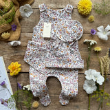 Petal Breeze Footed Romper