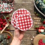 Picnic Check Breast Pads