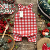 Picnic Check Short Romper