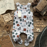 Pine And Paddle Footed Romper