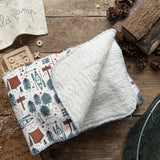 Pine and Paddle Teddy Blanket
