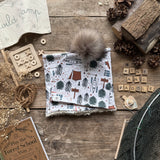 Pine And Paddle Printed Snood