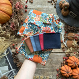 Pumpkin Meadow Footed Romper