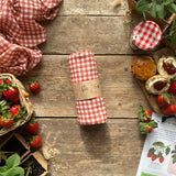 Red Gingham Organic Double Gauze Swaddle | BRAND NEW