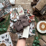 Safari Storybook Footed Romper