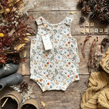 Sage Floral Bloomer Romper | SALE