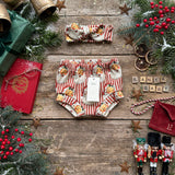 Red Santa Stripe Bloomers