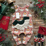 Santa Stripe (2024) Long Romper | Ready To Post