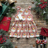 Red Santa Stripe Dress