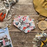 Seaview Sketches Dribble Bib