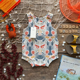 Snappy Friends Bloomer Romper