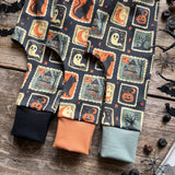 Spooky Stamps Harem Leggings | Stock
